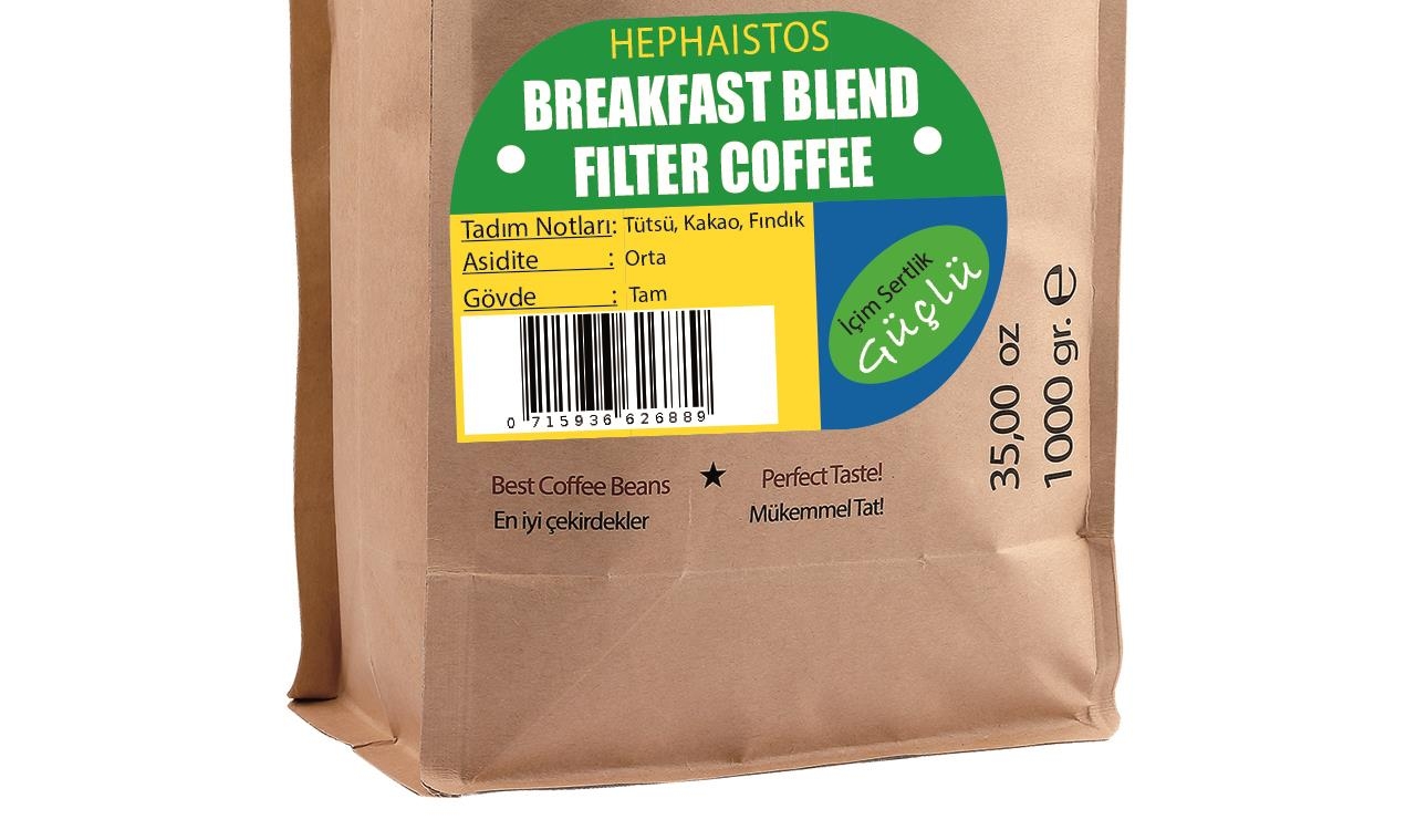 Black Goat Breakfast Blend - Yöresel Çekirdek Filtre Kahve Hephaistos 1000 gr.