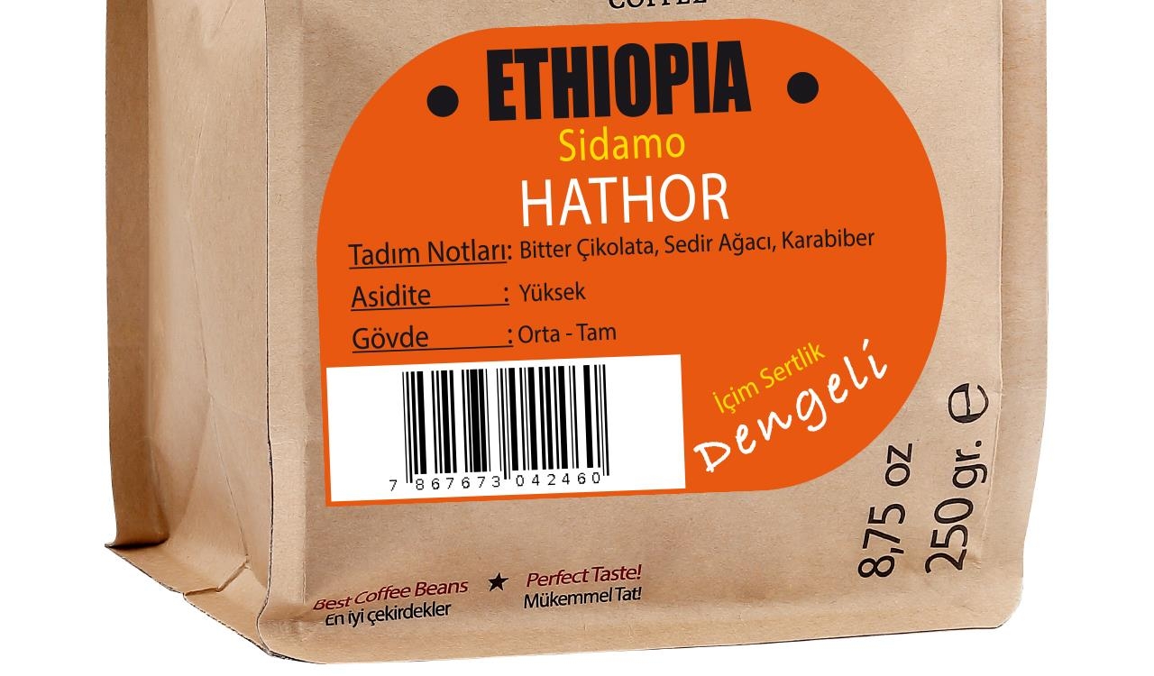 Black Goat Ethiopia Sidamo Yöresel Çekirdek Filtre Kahve - Hathor 250 gr.