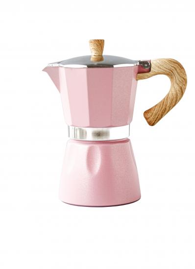 Black Goat 6 Cup Moka Pot - Pembe