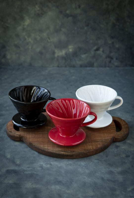 Black Goat V60 02 Seramik Dripper - Beyaz